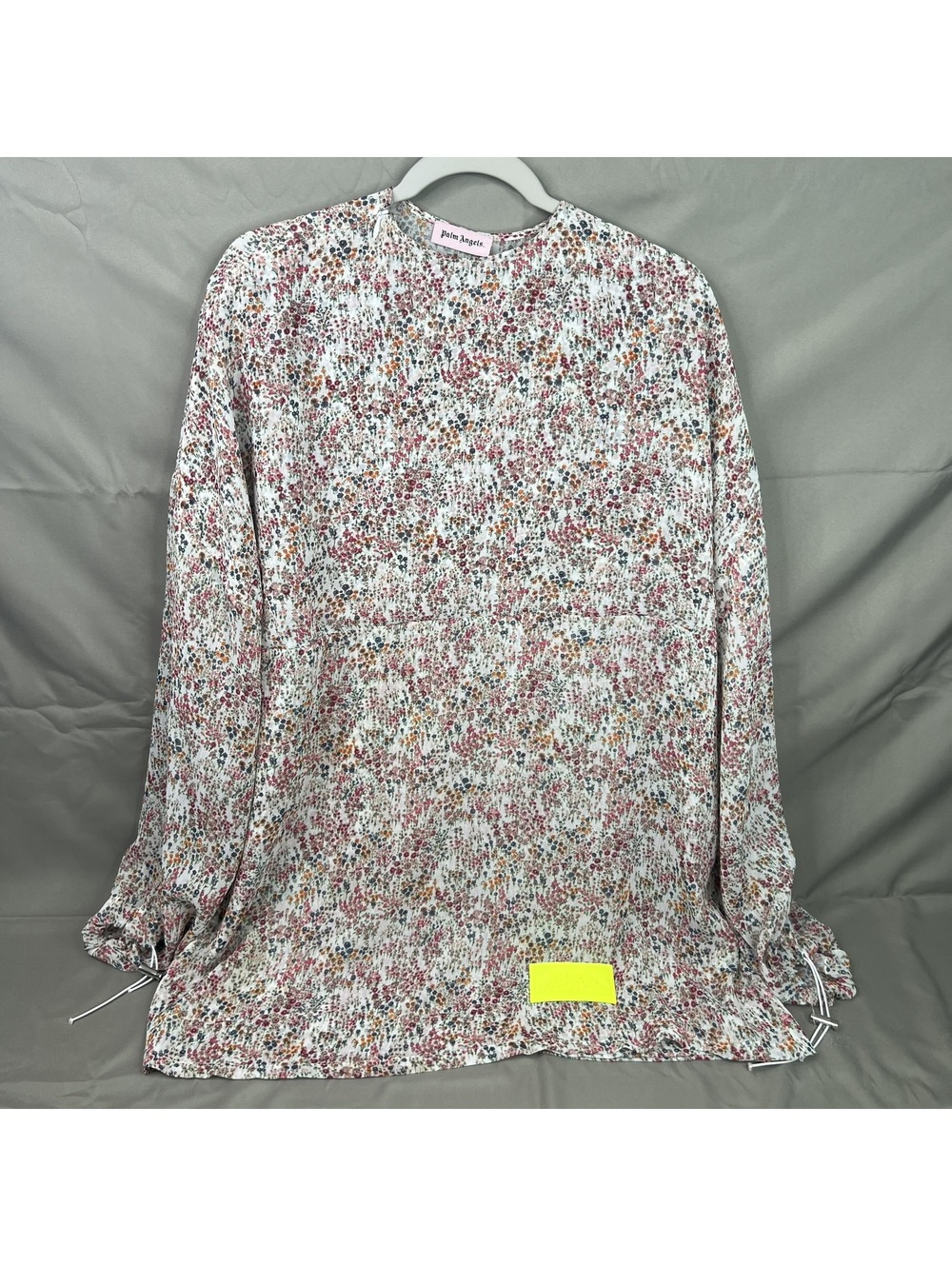 Palm Angels Womens S Floral Tunic Dress Long Sleeve Made in Italy Authenticated